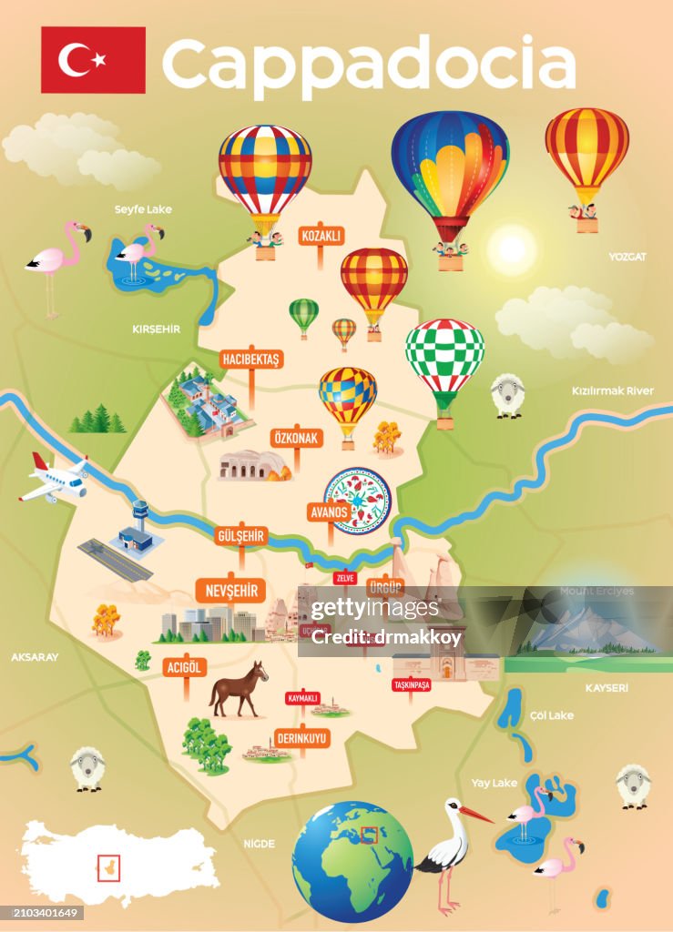 Cappadocia Travel Map