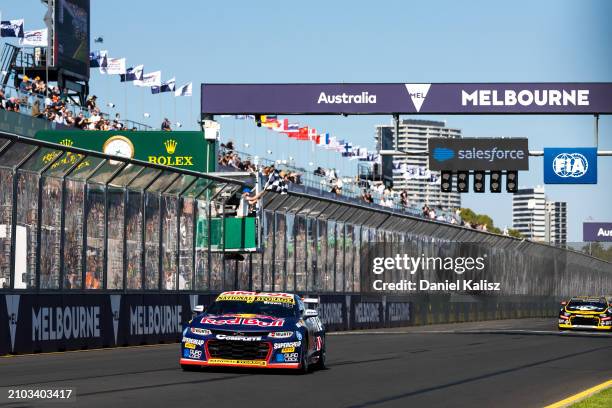 Will Brown driver of the Red Bull Ampol Racing Chevrolet Camaro ZL1 during race 2 of the Melbourne Supersprint, part of the 2024 Supercars...