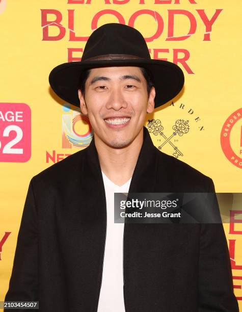 Gavin Lee attends Diane Foster's "Easter Bloody Easter" World Premiere at Landmark's Nuart Theatre on March 21, 2024 in Los Angeles, California.