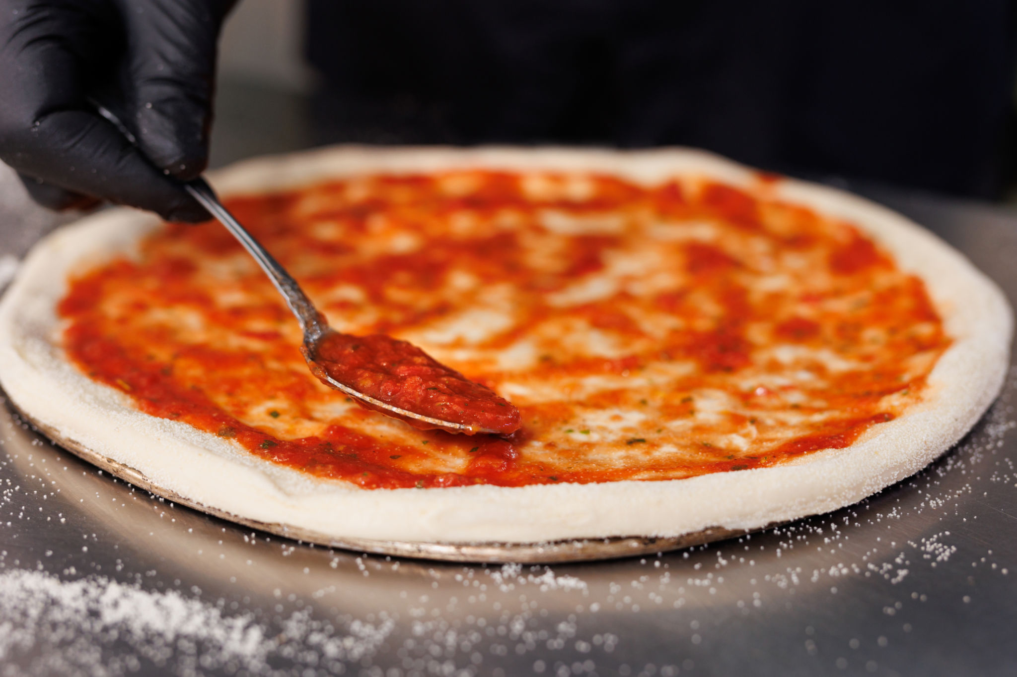 pizza making