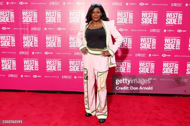 Marcia Hines attends the opening night of "West Side Story" on March 22, 2024 in Sydney, Australia.