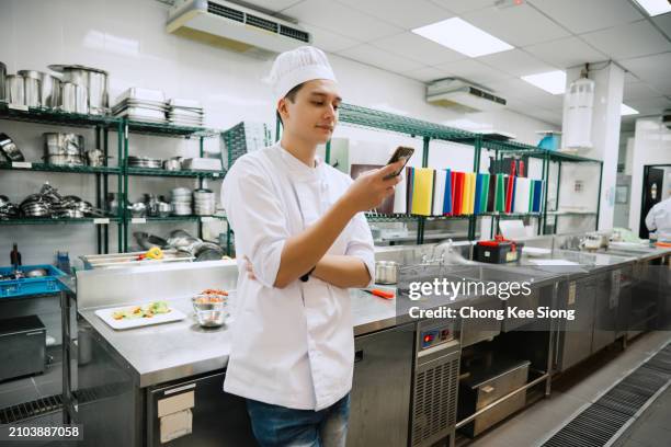 Chef Phone 587 Asian Chef Phone Stock Photos, High-Res Pictures, and Images ...
