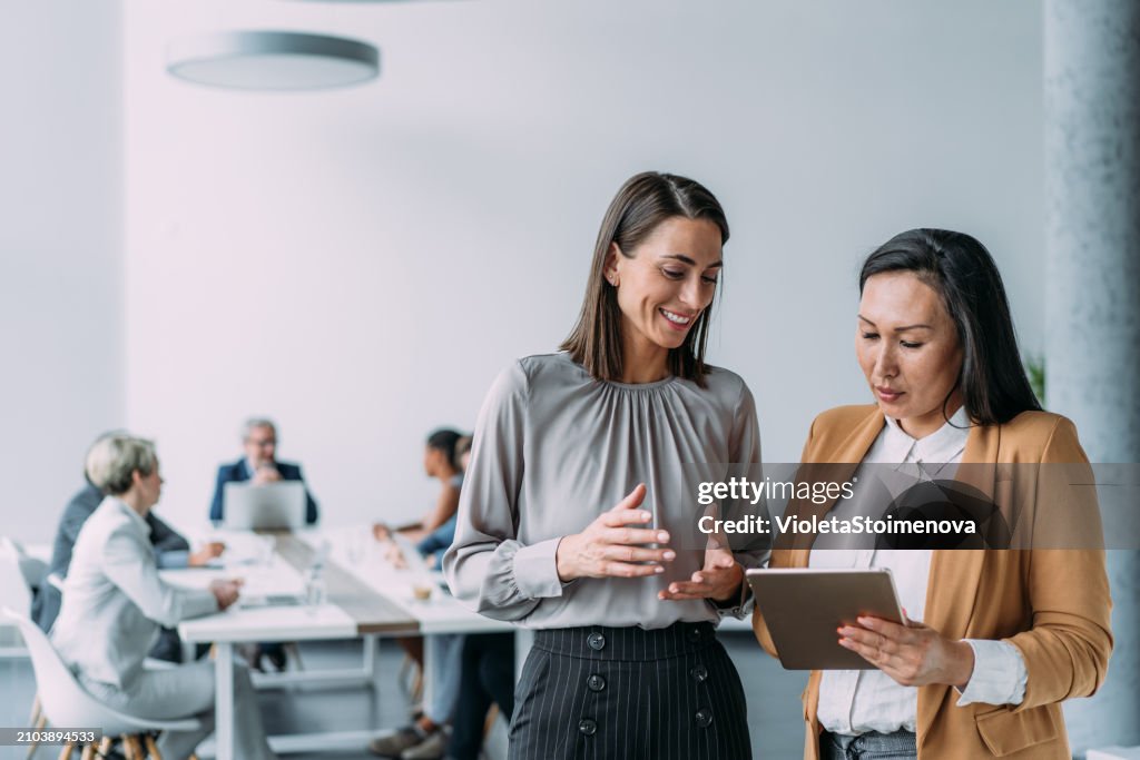 Business people in the office.