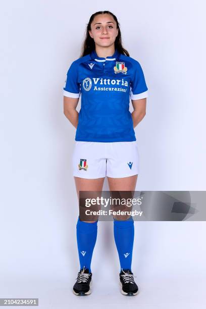 Sara Mannini of Italy poses for a photo during Italy Women Portrait Session on March 21, 2024 in Parma, Italy.