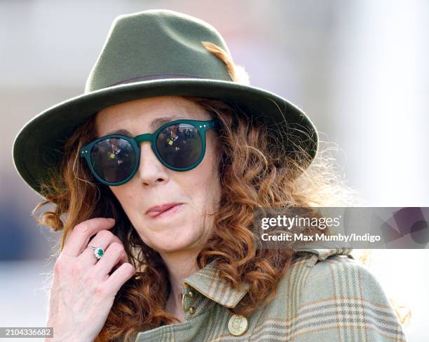 Rebekah Brooks attends day 4 'Gold Cup Day' of the Cheltenham Festival at Cheltenham Racecourse on March 15, 2024 in Cheltenham, England.