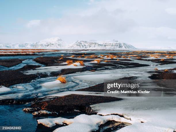 iceland a landscape filled with wonder - fagradalsfjall stock pictures, royalty-free photos & images