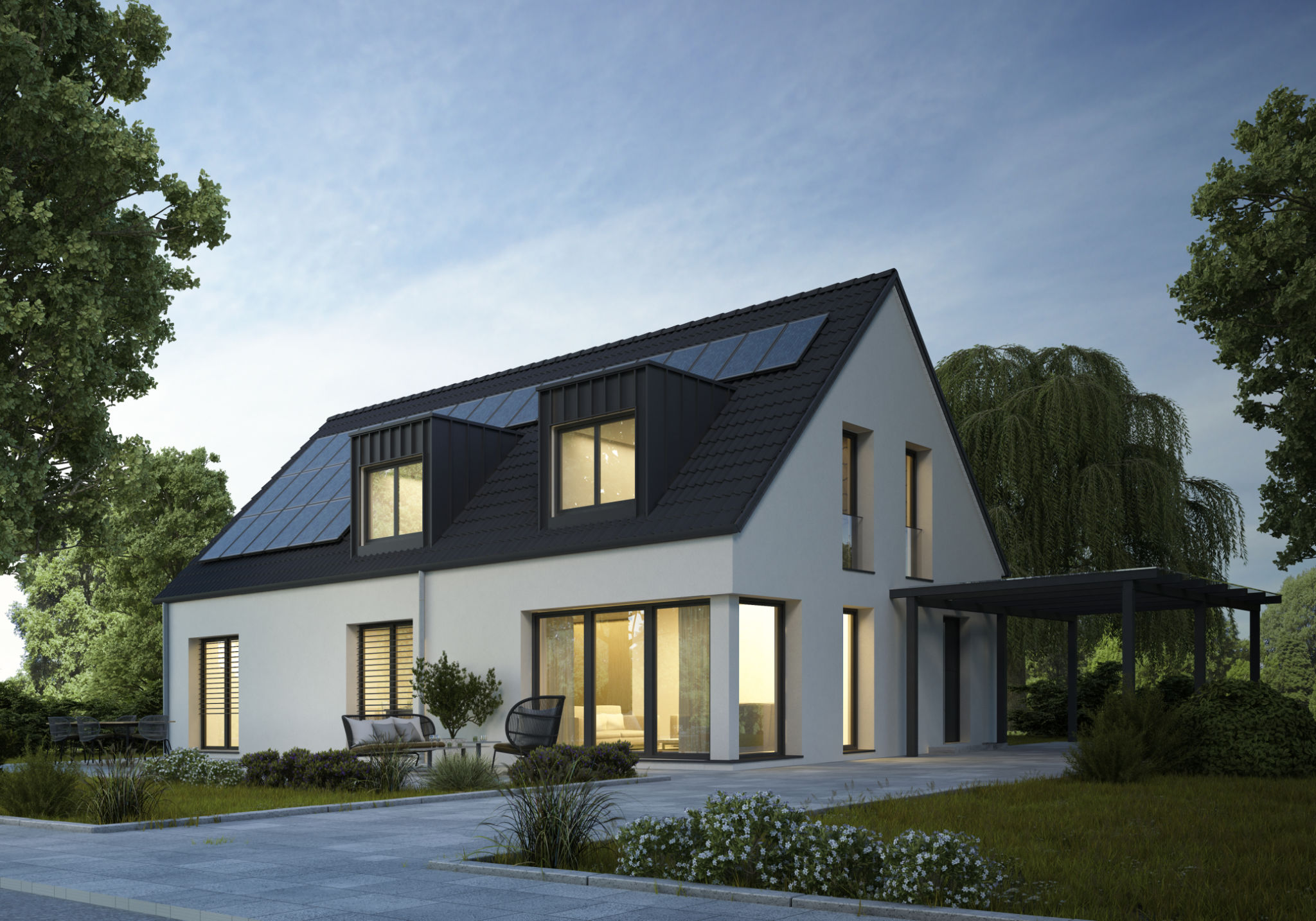 modern roof