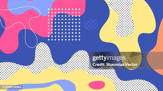 Creative geometric colorful abstract background with dotted pattern Creative geometric colorful abstract background with dotted pattern