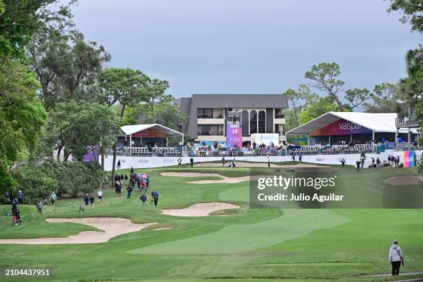 View of the atmosphere during the second round of the Valspar Championship at Copperhead Course at Innisbrook Resort and Golf Club on March 22, 2024...