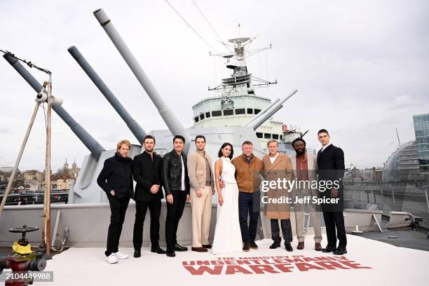 Jerry Bruckheimer, Alex Pettyfer, Henry Golding, Henry Cavill, Eiza González Rivera, Guy Ritchie, Cary Elwes, Babs Olusanmokun and Hero Fiennes...