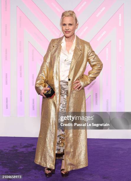 Patricia Arquette attends Day Eight of the Series Mania Festival on March 22, 2024 in Lille, France.
