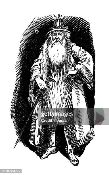 british satire caricature comic cartoon illustration - stage costume stock illustrations