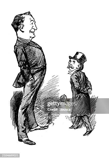 british satire caricature comic cartoon illustration - caricature stock illustrations