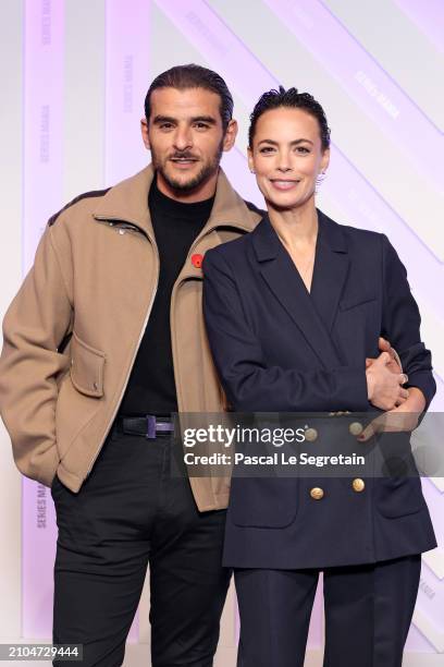 Sofiane Zermani and Bérénice Bejo attend Day Eight of the Series Mania Festival on March 22, 2024 in Lille, France.