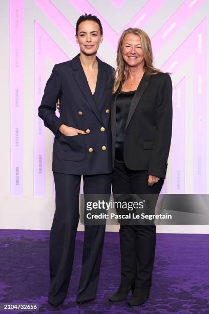 Bérénice Bejo and Charlotte Brändström attend Day Eight of the Series Mania Festival on March 22, 2024 in Lille, France.