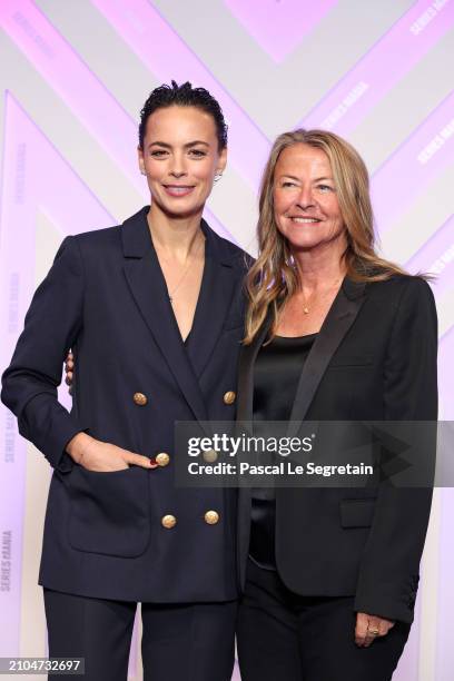 Bérénice Bejo and Charlotte Brändström attend Day Eight of the Series Mania Festival on March 22, 2024 in Lille, France.