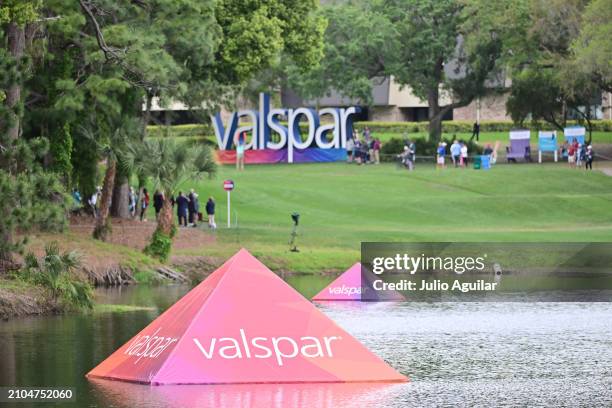 View of the atmosphere during the second round of the Valspar Championship at Copperhead Course at Innisbrook Resort and Golf Club on March 22, 2024...