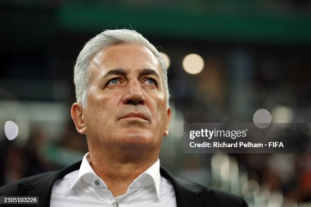 Vladimir Petkovic, Head Coach of Algeria, looks on prior to the FIFA Series 2024 Algeria match between Algeria and Bolivia at Nelson Mandela Stadium...