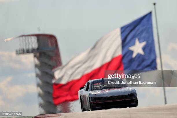 Cole Custer, driver of the Haas Automation Ford, drives during qualifying for the NASCAR Xfinity Series Focused Health 250 at Circuit of The Americas...