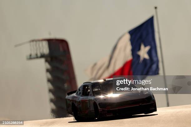 Cole Custer, driver of the Haas Automation Ford, drives during qualifying for the NASCAR Xfinity Series Focused Health 250 at Circuit of The Americas...