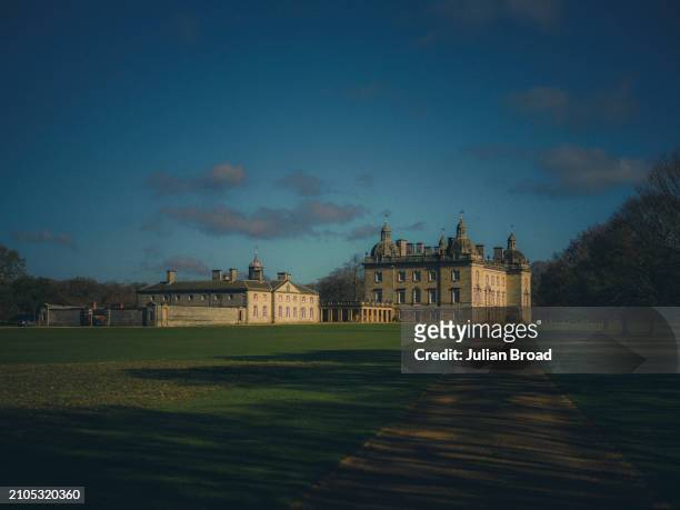 Houghton Hall the home of David and Rose Cholmondeley is photographed for the Financial Times on April 6, 2023 in New Houghton, England.