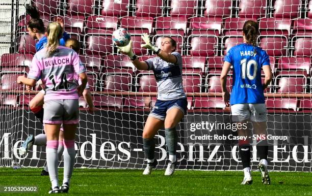 Partick Thistle's Ava Easdon in action during the Sky Sports Cup Final match between Partick Thistle and Rangers at Tynecastle Park, on March 24 in...