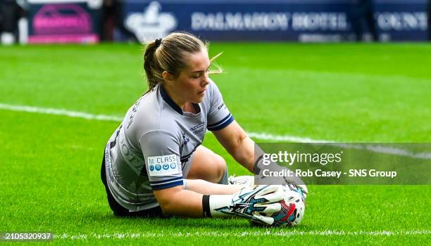 Partick Thistle's Ava Easdon in action during the Sky Sports Cup Final match between Partick Thistle and Rangers at Tynecastle Park, on March 24 in...