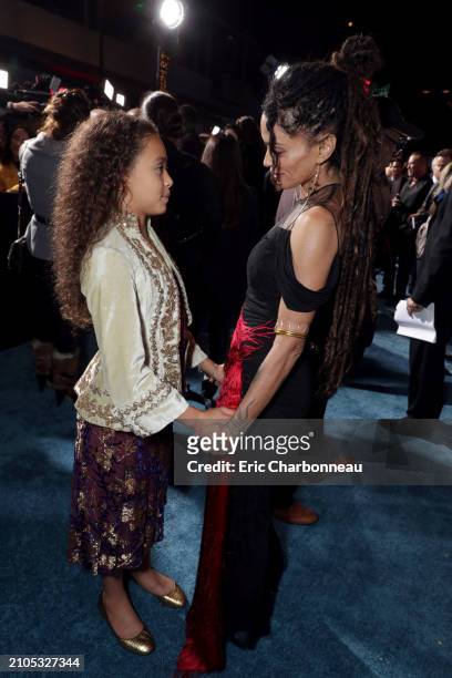 Lola Iolani Momoa, Lisa Bonet seen at Warner Bros. Pictures World Premiere of AQUAMAN at the TCL Chinese Theatre, Los Angeles, CA, USA - 12 December...