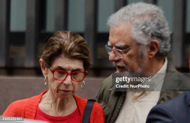 Annie Pardo Cemo and Carlos Sheinbaum, the mother and father of Claudia Sheinbaum, the candidate for the presidency of Mexico for the MORENA Party,...