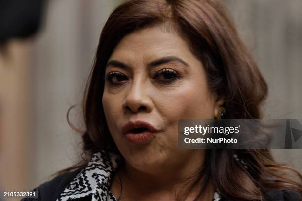 Clara Brugada, who is running for the head of government in Mexico City, is accompanying Claudia Sheinbaum, the presidential candidate for Mexico's...