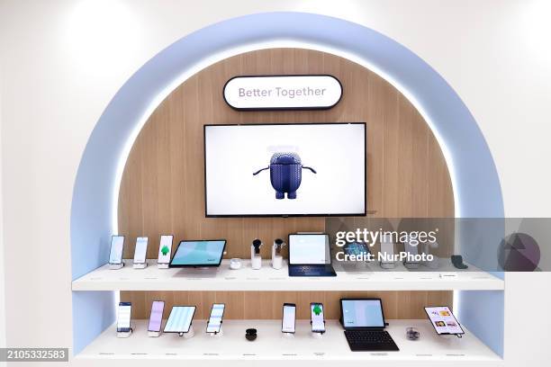 Collection of Android-powered devices from multiple brands, including Samsung, OnePlus, Lenovo, and Motorola, is being showcased under the slogan...
