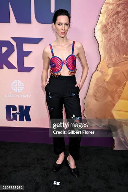 Rebecca Hall at the world premiere of "Godzilla x Kong: The New Empire" held at TCL Chinese Theatre on March 25, 2024 in Los Angeles, California.