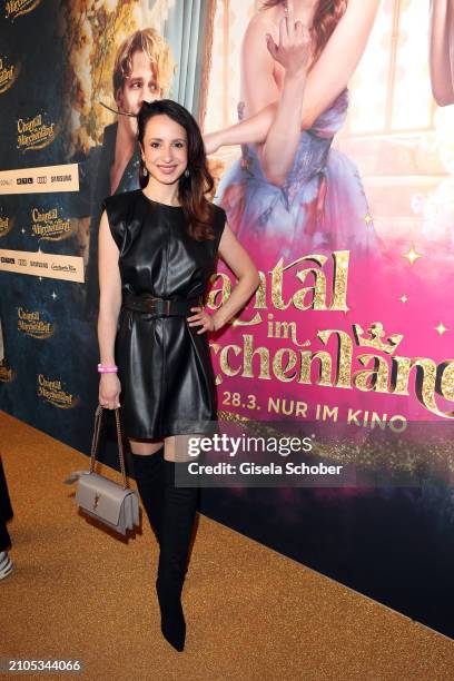 Stephanie Stumph during the "Chantal Im Märchenland" premiere at Mathäser Filmpalast on March 25, 2024 in Munich, Germany.