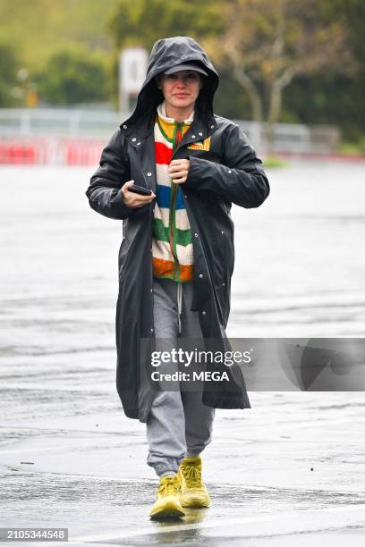 Rachel Bilson is seen on March 23, 2024 in Pasadena, California.