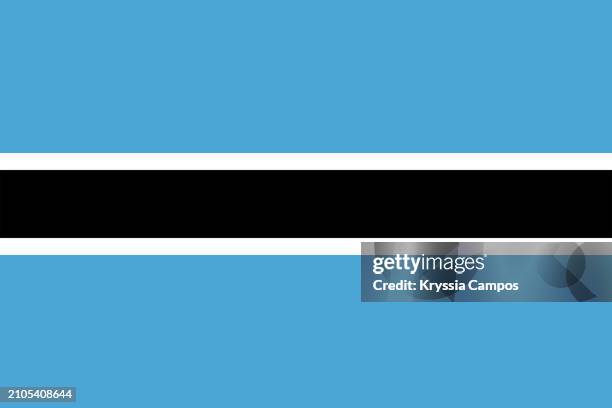 flag of botswana - bandeira do botsuana - fotografias e filmes do acervo