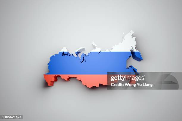 russia flag with map - russian language stock pictures, royalty-free photos & images