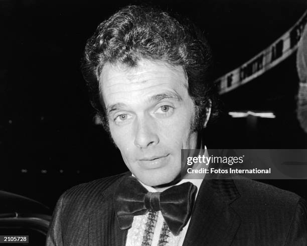 American country singer Merle Haggard poses at the Academy of Country and Western Music Awards, held at Hollywood Palladium, Hollywood, California,...