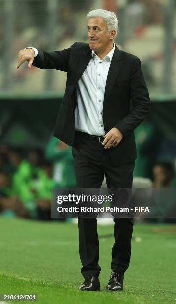 Vladimir Petkovic Algeria National Football Manager during the FIFA Series 2024 Algeria match between Algeria and Bolivia at Nelson Mandela Stadium...