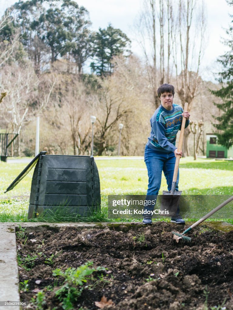 Proud Gardener with Down Syndrome Enhances Skills at Foundation
