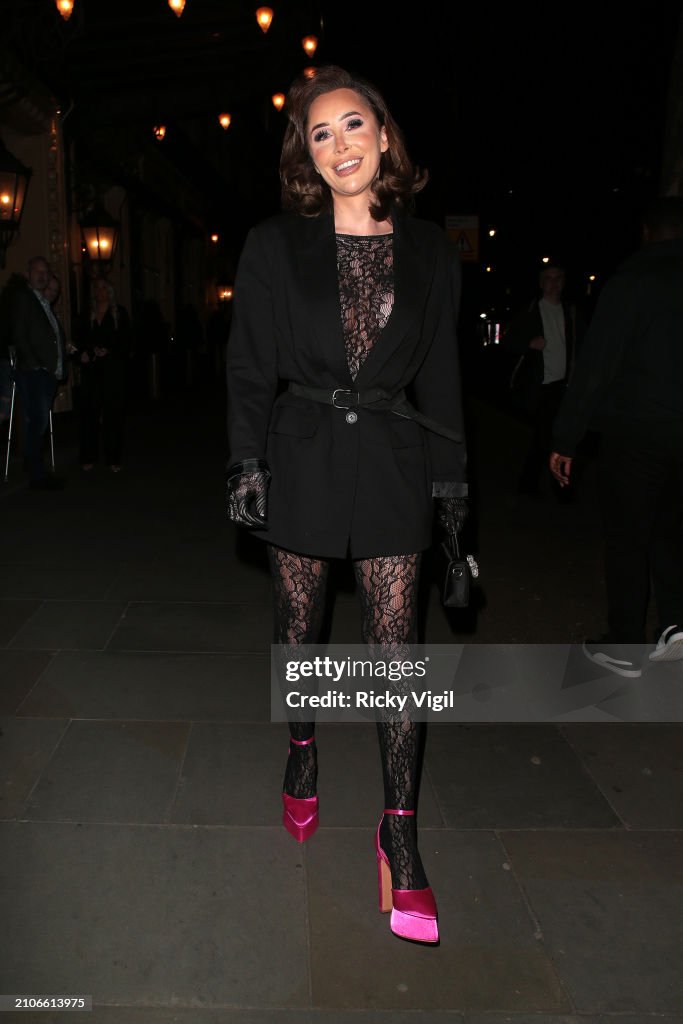 Celebrity Sightings In London- March 22, 2024