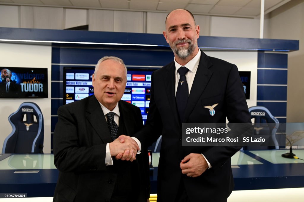 SS Lazio Training & Press Conference