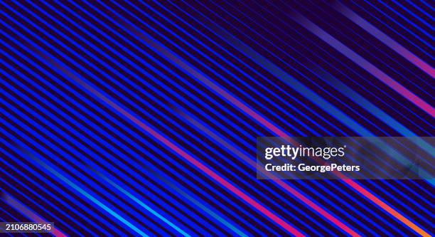 futuristic technology background with colorful striped lines - angle pattern stock illustrations