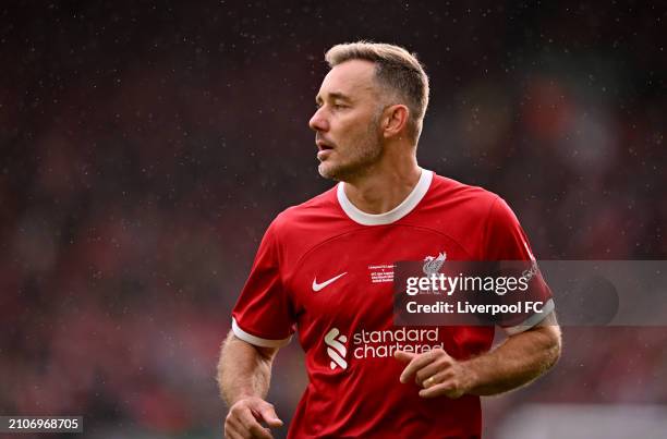 Fabio Aurelio during the LFC Foundation charity match between Liverpool FC Legends and AFC Ajax Legends at Anfield on March 23, 2024 in Liverpool,...