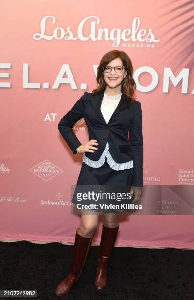 Lisa Loeb attends Los Angeles Magazine's The L.A. Woman Luncheon at The Fairmont Miramar on March 21, 2024 in Santa Monica, California.