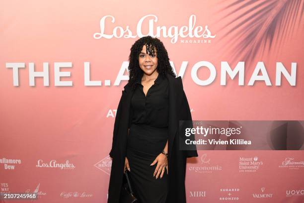 Eden Dozier attends Los Angeles Magazine's The L.A. Woman Luncheon at The Fairmont Miramar on March 21, 2024 in Santa Monica, California.