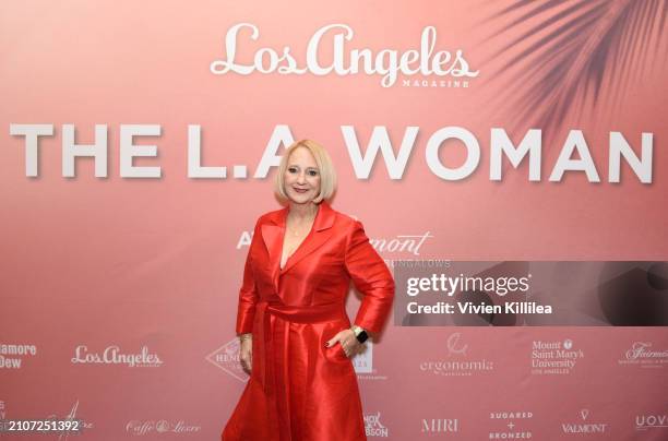 Renee White Fraser attends Los Angeles Magazine's The L.A. Woman Luncheon at The Fairmont Miramar on March 21, 2024 in Santa Monica, California.