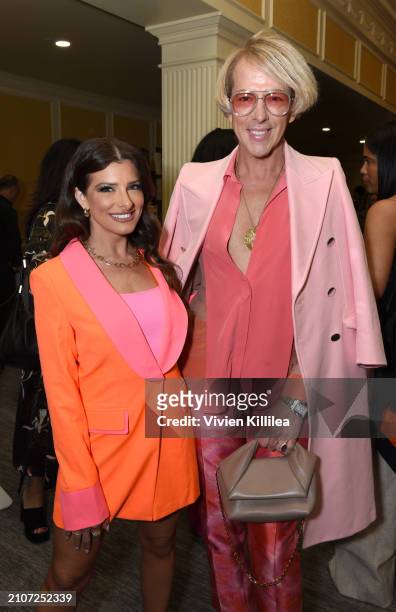 Madison Brodsky and Derek Warburton attend Los Angeles Magazine's The L.A. Woman Luncheon at The Fairmont Miramar on March 21, 2024 in Santa Monica,...