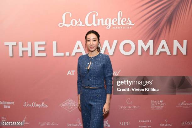 Natalia Jung attends Los Angeles Magazine's The L.A. Woman Luncheon at The Fairmont Miramar on March 21, 2024 in Santa Monica, California.