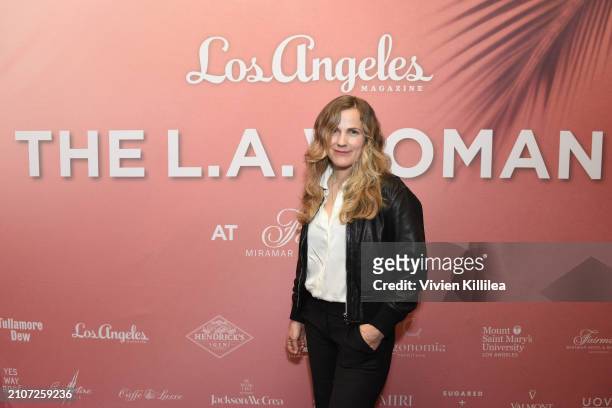 Anna Axster attends Los Angeles Magazine's The L.A. Woman Luncheon at The Fairmont Miramar on March 21, 2024 in Santa Monica, California.