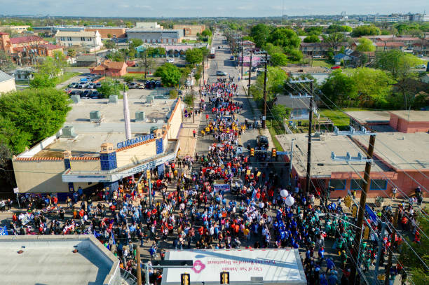 TX: Annual Cesar Chavez March For Justice Held In San Antonio, Texas